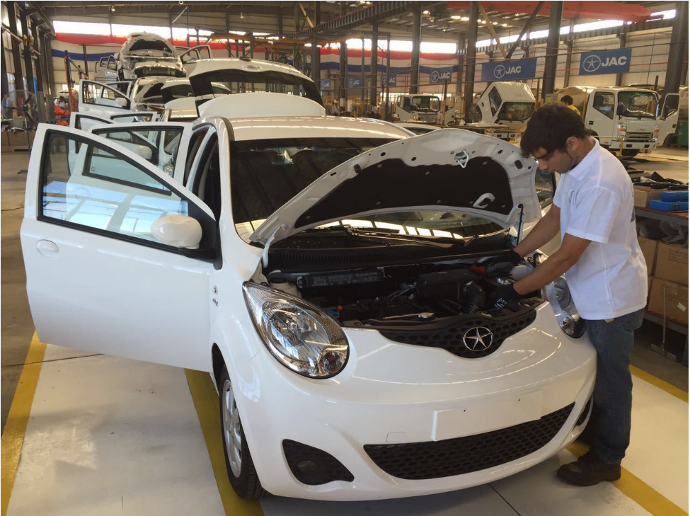 Ensamblaje de autos en Paraguay