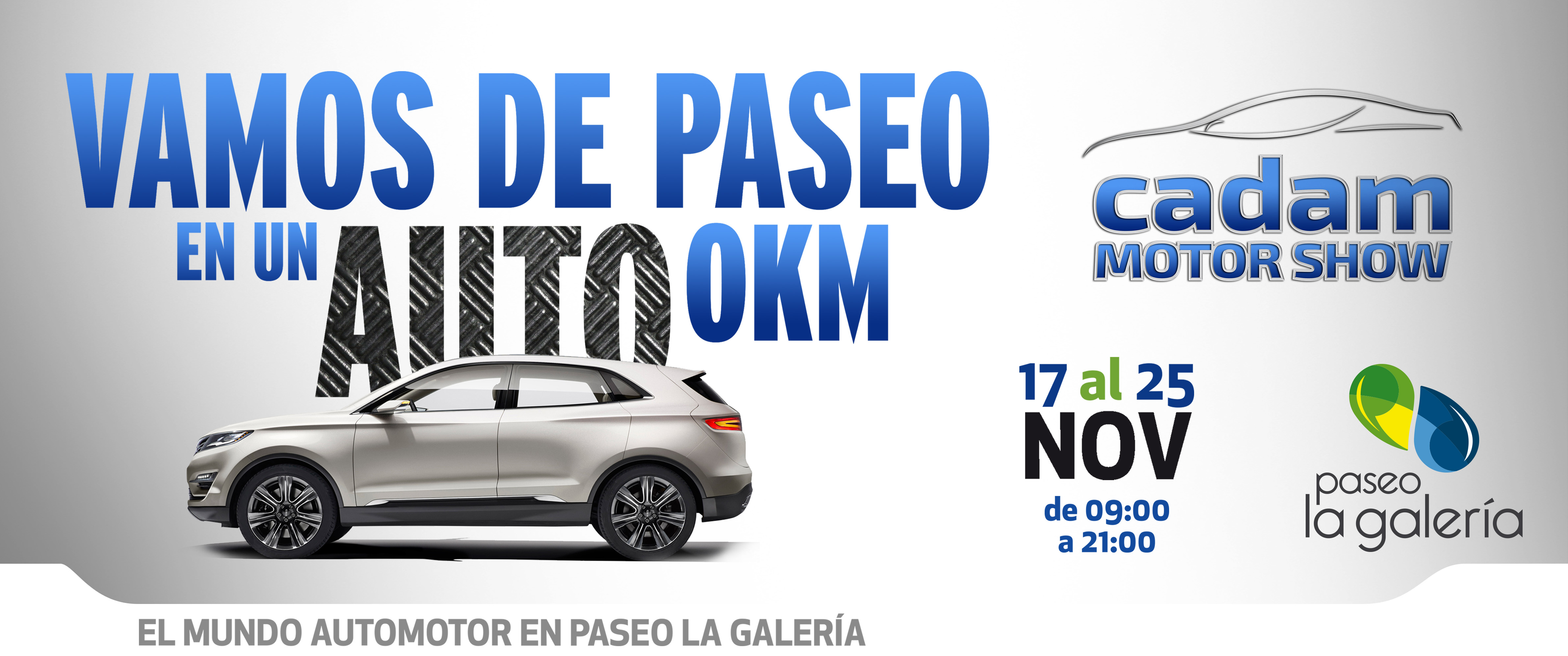 CADAM MOTOR SHOW abre sus puertas en Paseo La Galería