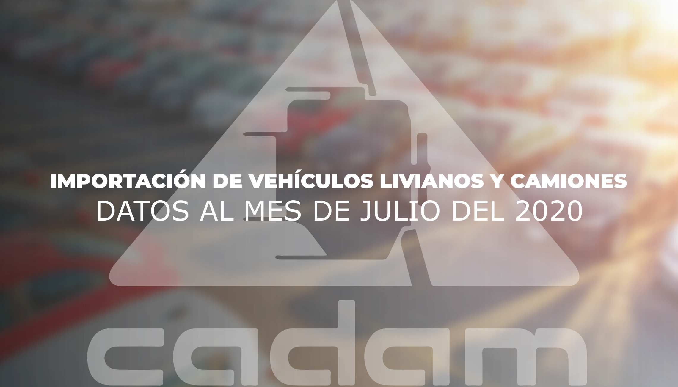 Importación de vehículos livianos y camiones nuevos sufre contracción de 30 % en julio