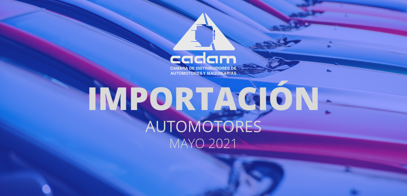 Ascendió al 20,5% la Importación de Automotores a Mayo 2021.