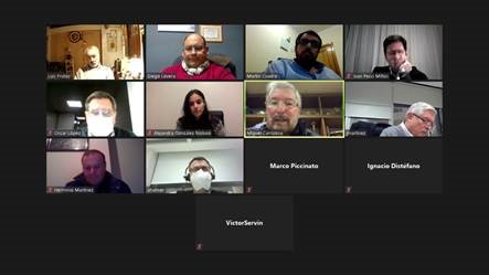 Reunión virtual con el presidente de la Asociación de Industrias Autopartistas del Paraguay.